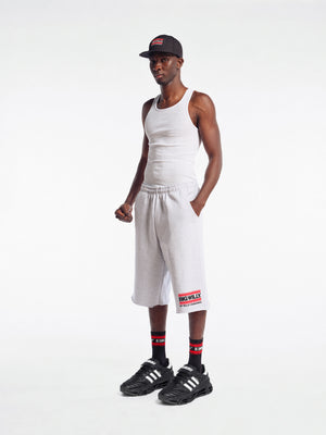 BIG WILLY FLEECE SHORTS - HEATHER GRAY