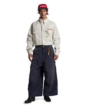 STOCKTON DOUBLE KNEE PANT - PEACOAT