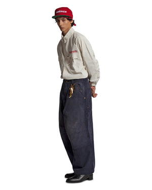 STOCKTON DOUBLE KNEE PANT - PEACOAT