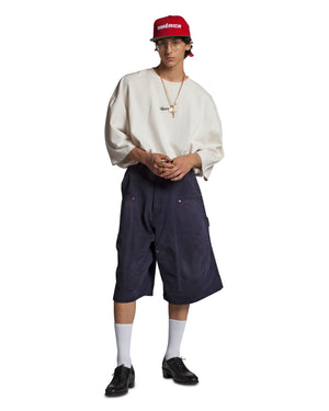 STOCKTON DOUBLE KNEE SHORT - PEACOAT