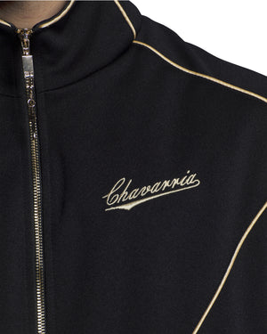 RUFF RIDER TRACK JACKET - BLACK/GOLD