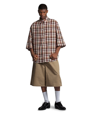 HACIENDA S/S SHIRT - BROWN CHECK