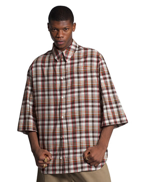 HACIENDA S/S SHIRT - BROWN CHECK