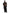 BELTED LEATHER VEST - BLACK