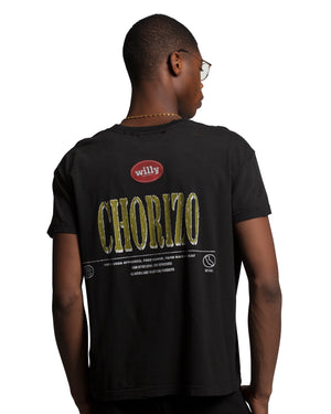 CHORIZO DESTROYED EASY TEE - BLACK