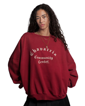 HOOLIGAN CREW - "COMMUNITY CENTRE" - HARVARD RED