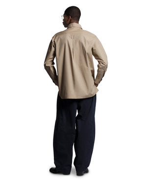 POINT COLLAR DRESS SHIRT - TRAVERTINE