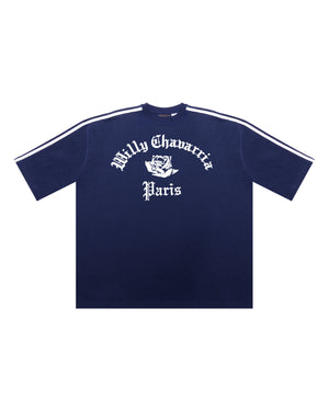 ADIDAS X WC PARIS MERCH SHORT SLEEVE TEE - NAVY