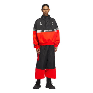 ADIDAS X WC HALFZIP PULLOVER-BLACK/RED