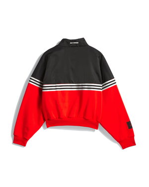 ADIDAS X WC HALFZIP PULLOVER-BLACK/RED