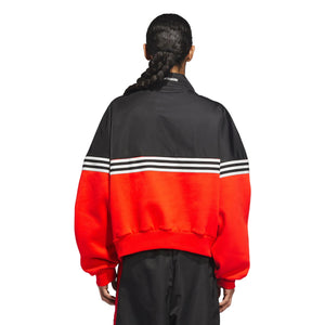 ADIDAS X WC HALFZIP PULLOVER-BLACK/RED