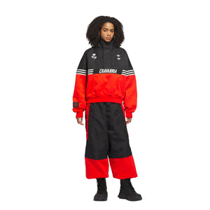 ADIDAS X WC HALFZIP PULLOVER-BLACK/RED