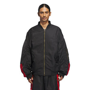 ADIDAS X WC SATIN BOMBER JACKET-BLACK