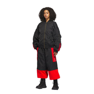 ADIDAS X WC SATIN BOMBER JACKET-BLACK