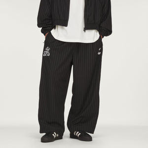 ADIDAS X WC PINSTRIPE TRACK PANTS - BLK/WHT