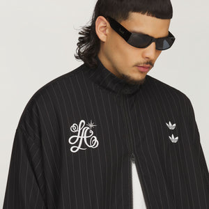 ADIDAS X WC PINSTRIPE TRACK JACKET - BLK/WHT