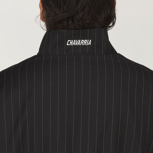 ADIDAS X WC PINSTRIPE TRACK JACKET - BLK/WHT
