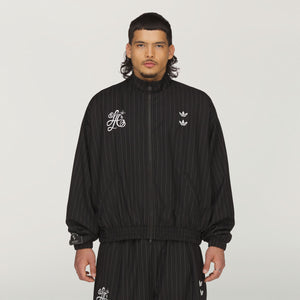 ADIDAS X WC PINSTRIPE TRACK JACKET - BLK/WHT