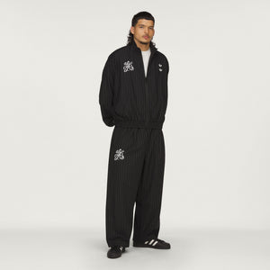 ADIDAS X WC PINSTRIPE TRACK PANTS - BLK/WHT