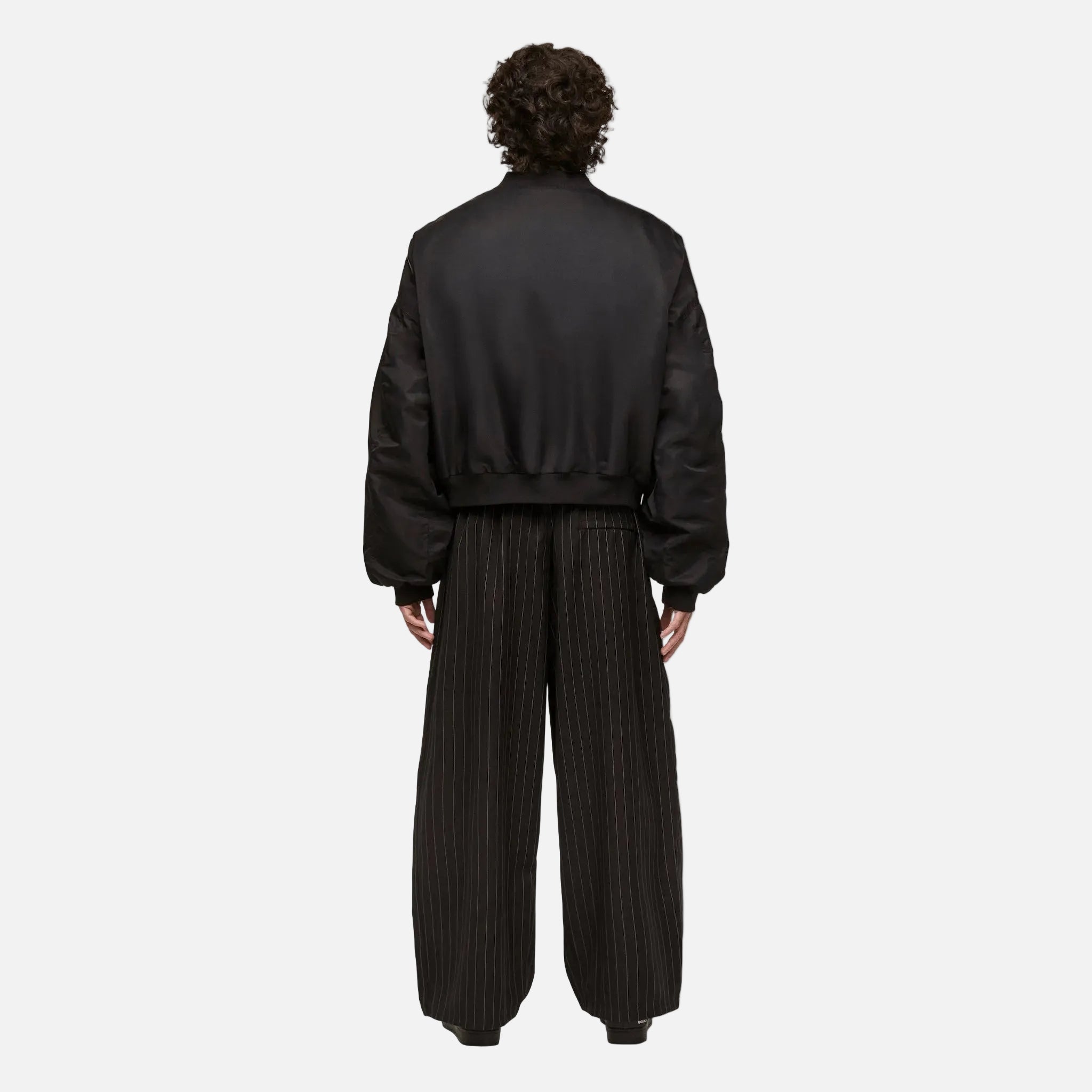 ADIDAS X WC PINSTRIPE TRACK JACKET - BLK/WHT | Willy Chavarria