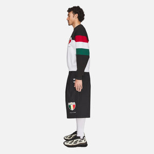 WC X ADIDAS FLEECE CREWNECK SWEATSHIRT - BLK/WHT