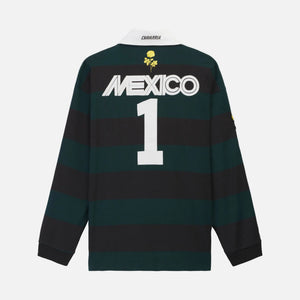 WC X ADIDAS LONGSLEEVE RUGBY SHIRT - AUR/IVY