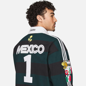 WC X ADIDAS LONGSLEEVE RUGBY SHIRT - AUR/IVY