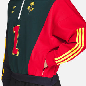WC X ADIDAS WATSONVILLE QUARTER ZIP - NVY/GRN/RED