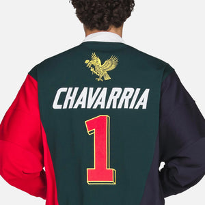 WC X ADIDAS WATSONVILLE QUARTER ZIP - NVY/GRN/RED