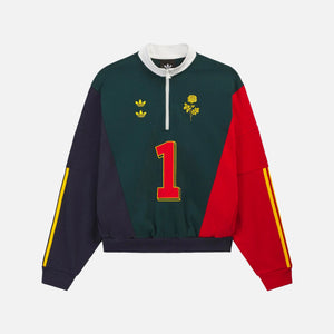 WC X ADIDAS WATSONVILLE QUARTER ZIP - NVY/GRN/RED