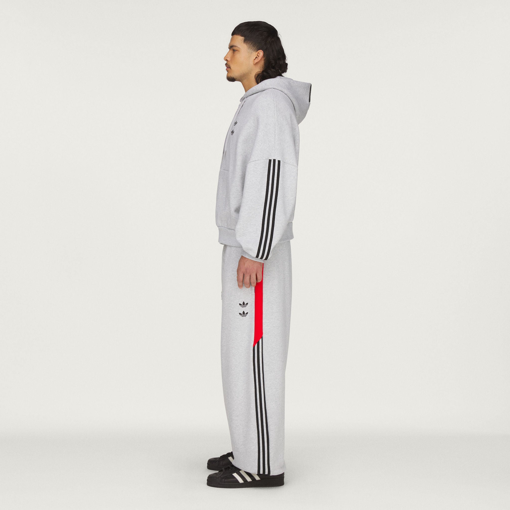 ADIDAS X WC PINSTRIPE SHORT - BLK/WHT | Willy Chavarria