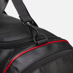 ADIDAS X WC PREMIUM LEATHER GYM BAG - BLK