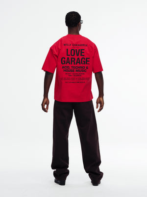 LOVE GARAGE TEE - RED