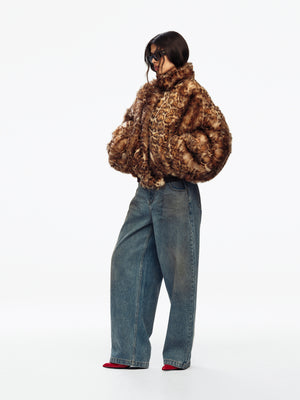 OS SHEARLING RUFF RIDER JACKET
