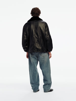 LEATHER COACH JACKET