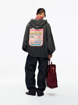 PLAZA CHAVARRIA ZIP HOOLIGAN HOODIE