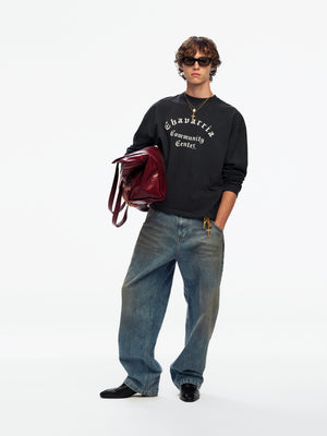 COMMUNITY CENTER LS BUFFALO TEE