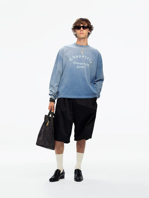 COMMUNITY CENTER LS BUFFALO TEE