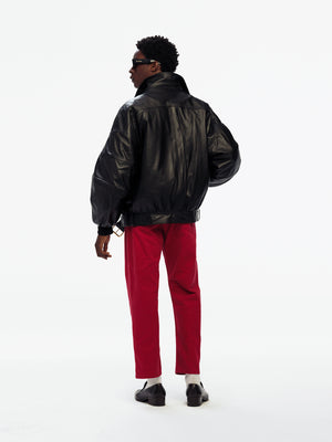 HUSTLER LEATHER JACKET