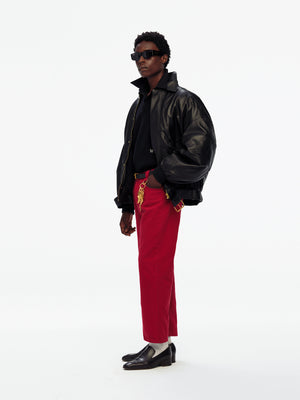 HUSTLER LEATHER JACKET