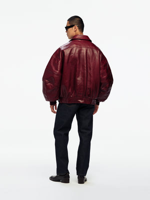 OS HUSTLER'S LEATHER JACKET