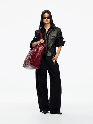 LEATHER CHAVELA SHIRT