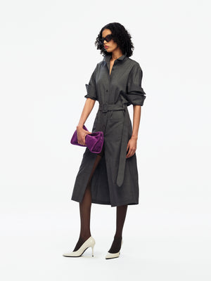 BELTED DRESS