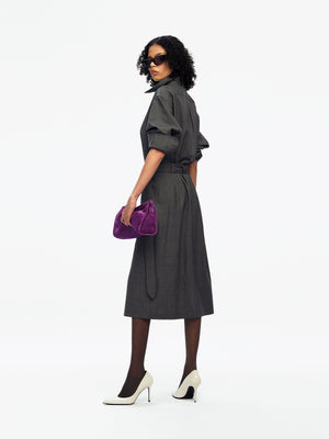 BELTED DRESS