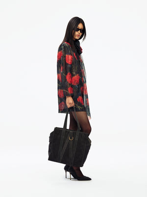 MINI MERCEDES ROSE SCARF DRESS