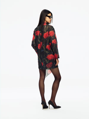 MINI MERCEDES ROSE SCARF DRESS