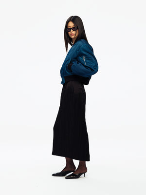 CROPPED BOMBER