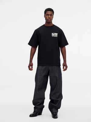 "FASHION SERVICES" - STANDARD TEE - BLACK