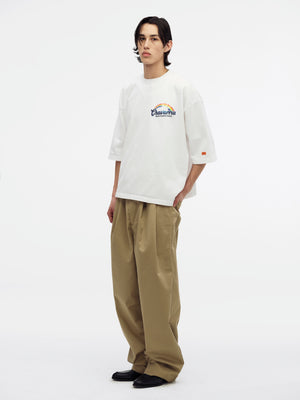 FABULOSO - BUFFALO TEE TEE - WHT