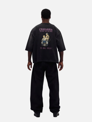 WILLY TATTOO - BUFFALO TEE - BLACK BEAUTY
